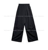 Front pocket balloon nylon pants