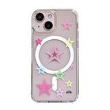 [made] LED POP stars phone case (MagSafe jellyhard)