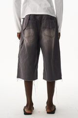 Double Layer Distressed Shorts
