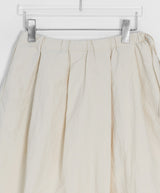 Hitch Flare Nylon Banding Midi Skirt