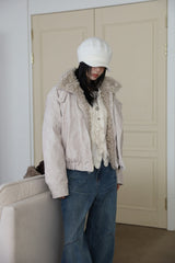 Lining padding) Shani padding blouson jacket