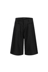 Solid Color Blade Cargo Shorts