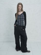RIBBON STRIPE SLACKS