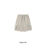 LMN Anf Cargo Washing Cotton Banding Shorts (6 colors)
