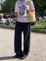 [MADE] Kanti Lace Track Wide Pants
