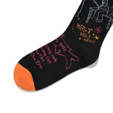 フィッシンググラフィックソックス [BLACK]