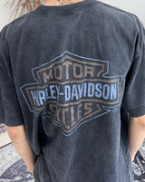 Dusk Eagle Washed Short Sleeve T-shirt