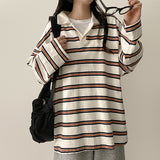 コグカラーダンガラカラー長袖Tシャツ