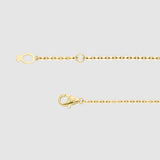 Authentique Necklace Silver (Plated Yellow gold)