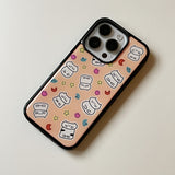 Cat World Orange Epoxy Phone Case