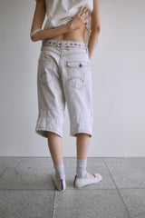 26SS★ シンチ バック ステッチ バミューダ パンツ