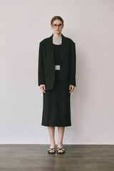Boy wool jacket (Black)
