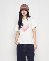 25FW WOMAN ハートドーナツ半袖Tシャツ