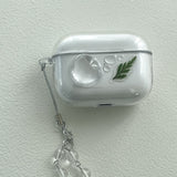 [made]Leaf&water drop resin airpod case