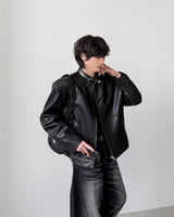 Edwin Belt Leather Jacket
