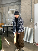 サイドリングワイドパンツ