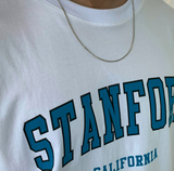  Urban Stanford Lettering Over Short Sleeve