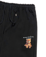 25FW ACベアベーシックロゴズリーパンツ ブラック