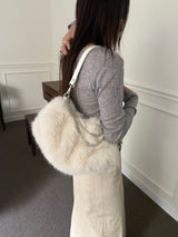 2way puppy bag white