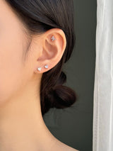 Soft Heart Piercing / 5 Colors / Twinkle Pastel Daily Lovely Simple