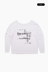 Gaussian off-shoulder tee