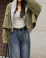 Use cropped field jacket