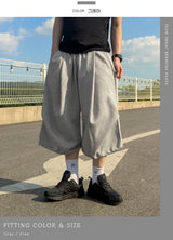 Flow sweat bermuda trousers