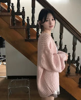 [ オーバーサイズ ] イソップヘビーアルパカルーズフィットカーディガン