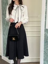Becca Brushed Span Flare Skirt