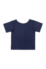 スモーキングローズTシャツ #ネイビー