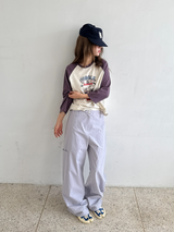 side pocket cotton pants
