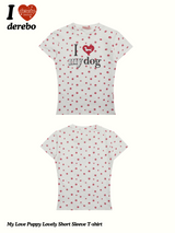 マイラブパピーラブリーショートスリーブTシャツ