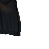 cat brush fleece hood zip-up