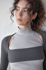 SOFT POSE TEE - CHARCOAL