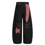 Star Patch Wide Denim Pants 233256603