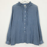 Cool Frill Hoodie Check Shirt (2color)