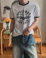 スピーディープリント リンガー 半袖Tシャツ