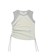 MULTI STRIPED SLEEVELESS BLUE(CV2GMFT581A)