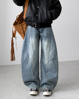 Frost Curve Wide Denim