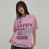 I'm HAPPY Half Sleeve T-shirt