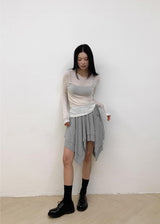  LAYERED CUTTING SKIRT