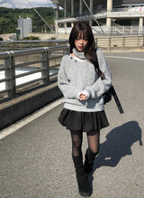 モディンパンプキンスエードミニスカート