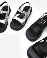 Sober strap sandals