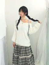 Angora Touch V Neck Knitwear