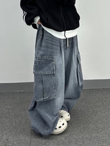 aqua wash big balloon denim