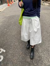 [unisex] リュヒニ コットン カット バミューダ パンツ