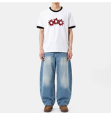 Essential Standard Short Sleeve Ringer T-shirt 3GEAR White