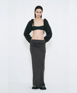 2WAY BUTTON MAXI SKIRT
