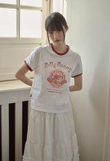 26SS★ ストロベリークロップリンガーT