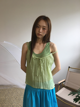 Liang button frill long skirt (4color)